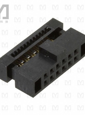 20021444-00012T4LF【CONN RCPT 12POS IDC 30AWG GOLD】