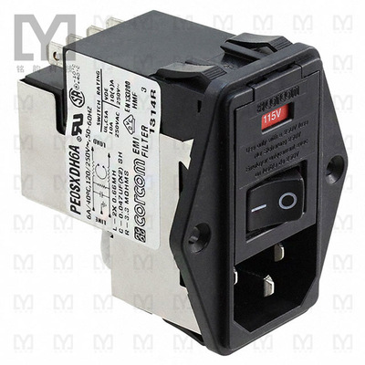 1-6609929-1【PWR ENT MOD RCPT IEC320-C14 PNL】