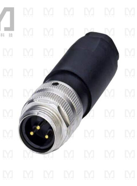 1521290【CONN PLUG MALE 3POS GOLD SCREW】