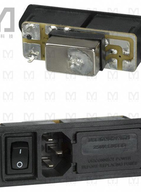 1-6609130-3【PWR ENT MOD RCPT IEC320-C14 PNL】