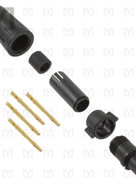 EN2C4F22G2W【CONN PLUG FMALE 4POS GOLD】