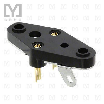 8080-1G7【CONN TRANSIST TO-3 4POS GOLD】