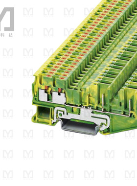 3209688【TERM BLK PLUG 4POS 5.2MM GRN YLW】