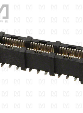 6651712-1【CONN EDGE DUAL FEMALE 6POS GOLD】