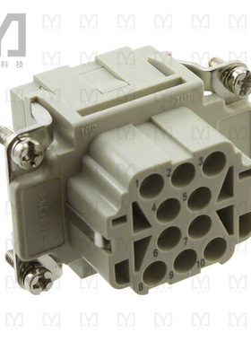 09320103101【INSERT FEMALE 10POS+1GND CRIMP】