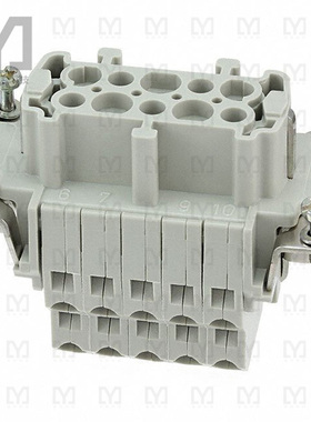 09330102772【INSERT FEMALE 10POS+1GND PUSH IN】