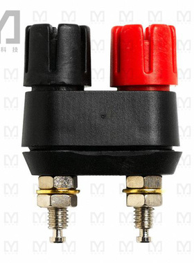 6884【CONN BIND POST DL FLUTD BLK/RED】