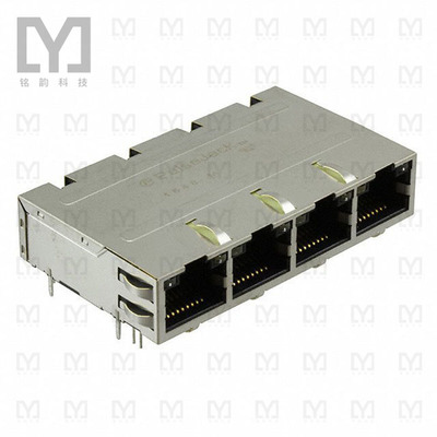 J1N-0005NL【CONN MAGJACK 4PORT 1000 BASE-T】