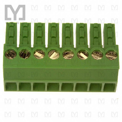 284506-8【TERM BLOCK PLUG 8POS STR 3.5MM】