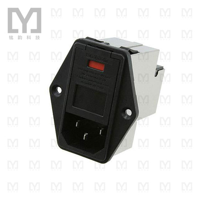 6-6609930-8【PWR ENT MOD RCPT IEC320-C14 PNL】