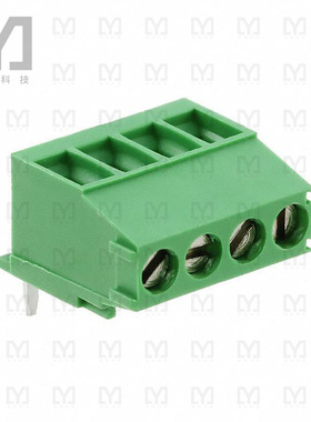 284414-4【TERM BLK 4P TOP ENTRY 3.5MM PCB】