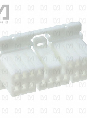 173853-1【CONN PLUG HSNG 18POS DUAL WHITE】