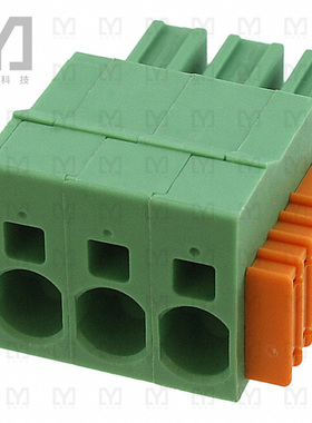 1718494【TERM BLOCK PLUG 3POS STR 7.62MM】