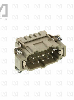 09330102616【INSERT MALE 10POS+1GND PUSH IN】