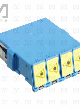 1061230400【CONN COUPLER RCPT LC-LC 4-PLEX】