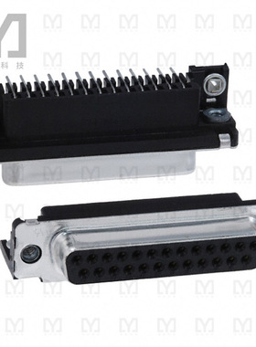 747846-3【CONN D-SUB RCPT 25POS R/A SOLDER】