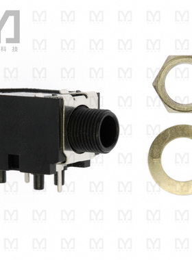 RN111PC【CONN JACK MONO 6.35MM R/A】