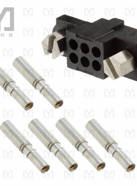 M80-4610642【CONN RCPT 6P CRIMP 24-28AWG GOLD】