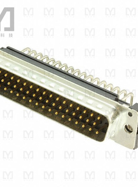 09665627811【CONN D-SUB PLUG 50POS R/A SOLDER】