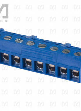 OSTTH080160【TERM BLOCK PLUG 8POS 90DEG 5MM】