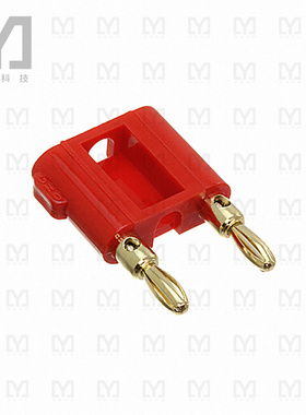 BU-P2244-2【CONN DBL BANANA PLUG STACK MINI】