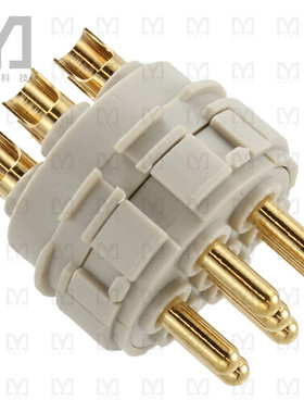 1594263【CONN MALE INSERT 7POS SOLDER CUP】