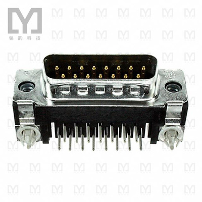747841-4【CONN D-SUB PLUG 15POS R/A SOLDER】