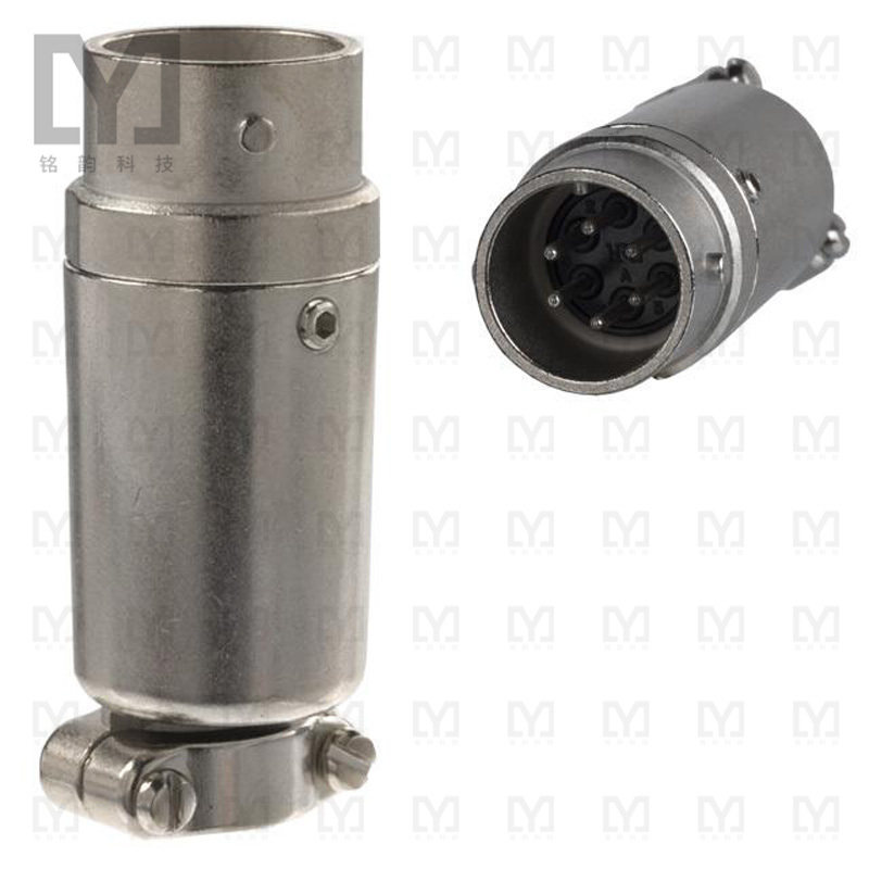 RM12BJB-6PH【CONN JACK MALE 6POS SILVER SLDR】