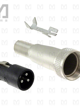 SL403MX【CONN PLUG MALE 3POS SILVER SLDR】