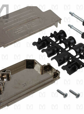 3-2198618-7【CONN BACKSHELL 37POS 45DEG SHLD】