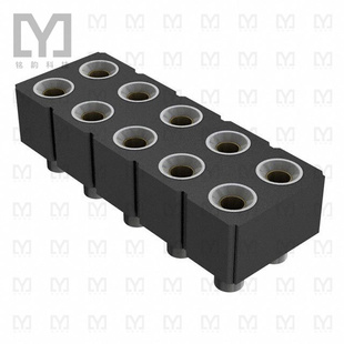 406-43-210-30-068001【CONN RCPT 10POS 0.1 GOLD SMD】