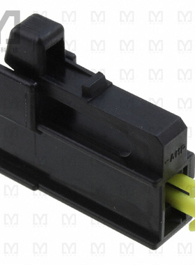 178471-2【CONN RCPT HSG 0.25 1POS BLACK】