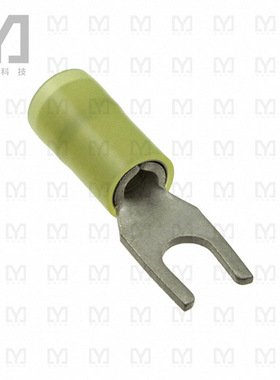0191390061【CONN SPADE TERM 10-12AWG #10 YEL】