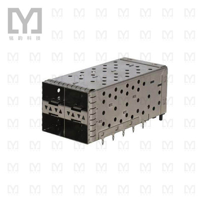 SS-79100-011【CONN SFP+ RCPT W/CAGE 2X2 80P RA】