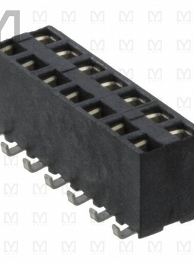 969973-7【CONN RCPT 14POS 0.1 GOLD SMD】