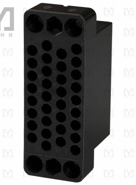 200838-2【CONN 34POS BLACK PNL MNT】