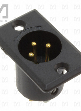 D3MBAU【CONN RCPT MALE XLR 3POS SOLDER】