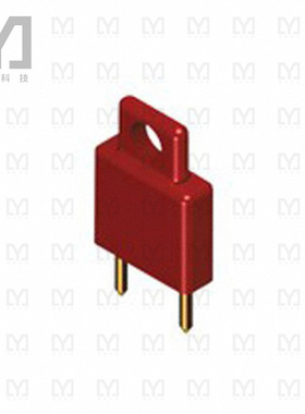 1463R【PLUG SHORTING INSULATED RED】