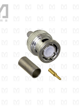 51S107-108N5【CONN BNC PLUG STR 50OHM CRIMP】