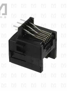 216446-1【CONN MOD JACK 6P6C VERT UNSHLD】