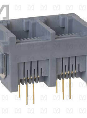 TM2RE-1208(50)【CONN MOD JACK 6P4C VERT UNSHLD】