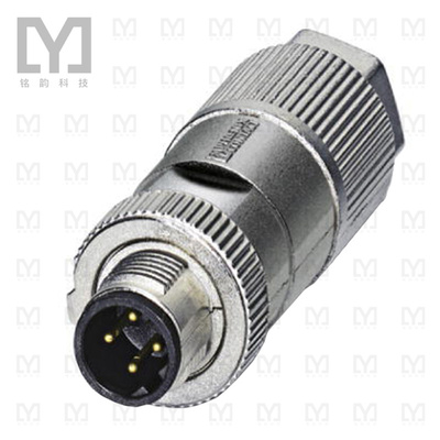 1411066【CONN PLUG MALE 4POS GOLD IDC】