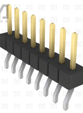 GBC08SBSN-M89【CONN HEADER SMD R/A 8POS 2.54MM】