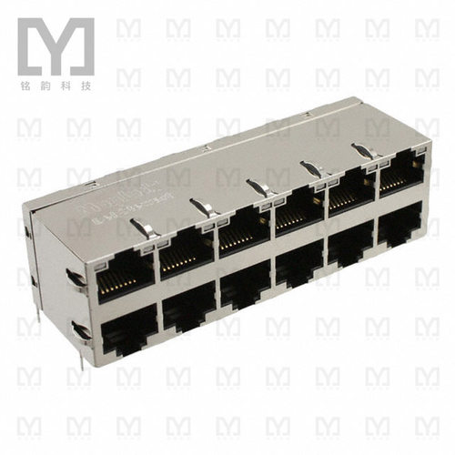 0863-2X6R-54-F【CONN MAGJACK 12PORT 1000 BASE-T】