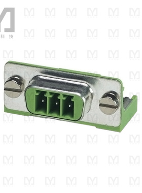 1689310【CONN D-TYPE RCPT 3POS R/A SLDR】