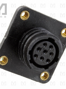 206433-3【CONN RCPT HSNG FMALE 8POS PNL MT】