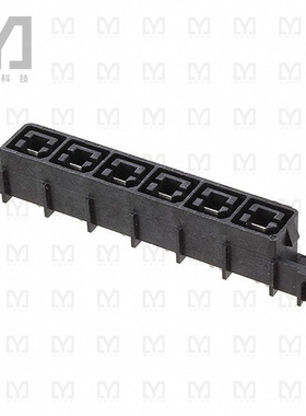 556881-6【CONN RCPT 6POS 11.18MM PCB SLDR】