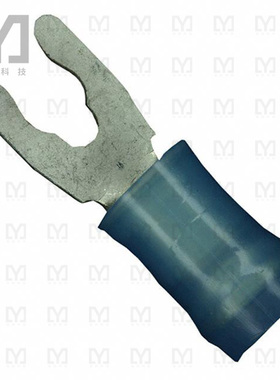 52934【CONN SPADE TERM 14-16AWG #5 BLU】