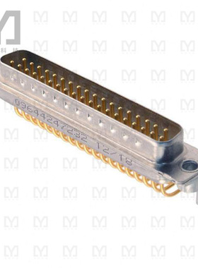 09644247222【CONN D-SUB PLUG 37POS R/A SOLDER】