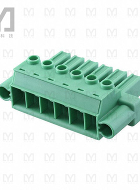 1777875【TERM BLOCK PLUG 6POS STR 7.62MM】